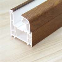 Chile hot selling window and doors vinyl profiles supplied by China largest upvc profile manufacturer